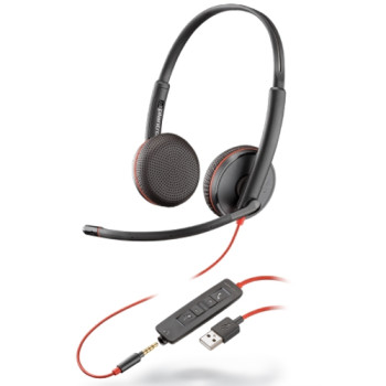 Plantronics Blackwire C3225 USB-A / 3.5mm Binaural Headset