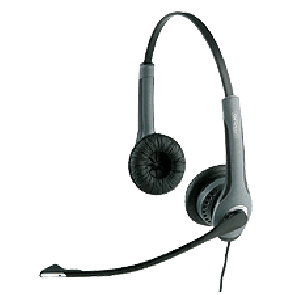 Jabra GN2000 Duo NC Flex Boom Narrowband Headset - Refurbished