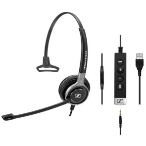 Sennheiser Century SC635 USB / 3.5mm Voor flexibele verbinding met PC / laptops,