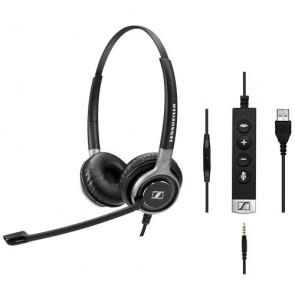 Sennheiser Century SC665 USB / 3.5mm Voor flexibele verbinding met PC / laptops,