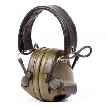 Casque Electronique Peltor ComTac XP - Vert Foncé