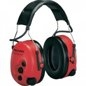 Casque Bandeau Electronique Peltor ProTac II - Rouge