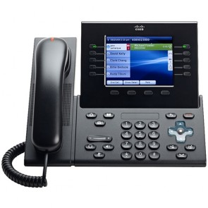 Cisco IP PHONE 8845 téléphone fixe Charbon de bois Combiné filaire LCD -  SECOMP France