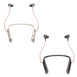 Plantronics Voyager 6200 UC Neckband Headset Écouteurs Bluetooth avec un arceau reposant sur la