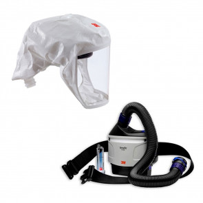 3M Versaflo TR-315 + kit di avviamento ad aria compressa e pacchetto cappuccio respiratore S-133